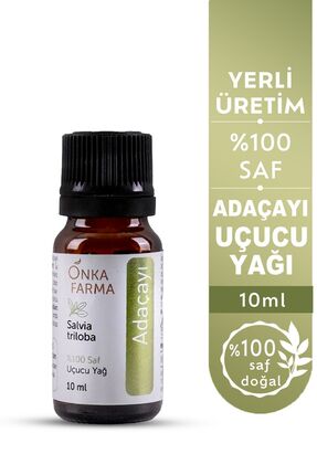 OnkaFarma Onka Farma Adaçayı Yağı - %100 Saf Adaçayı (ACI ELMA) Uçucu Yağı - ...