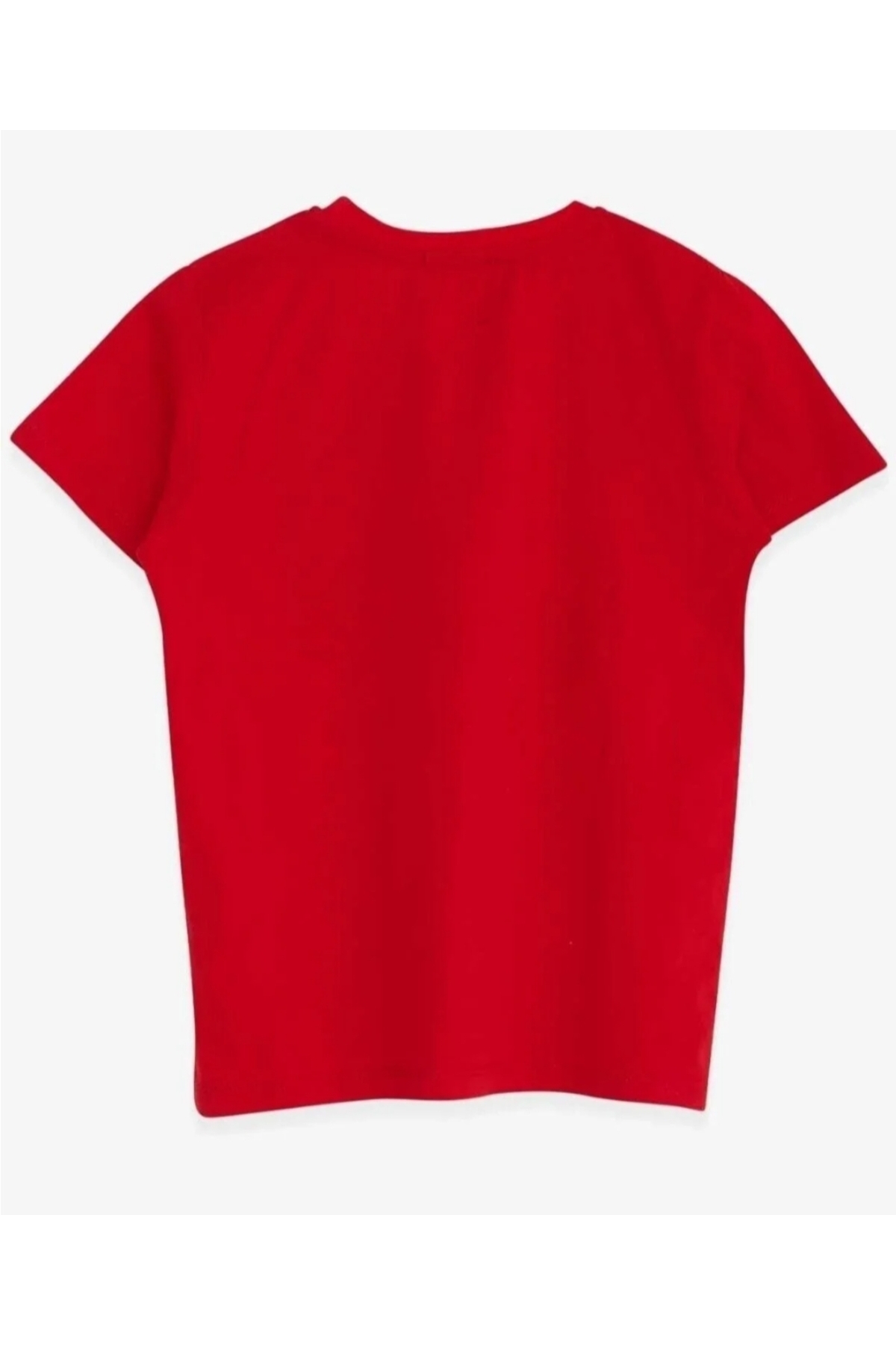 Genel Markalar Unisex Çocuk Kırmızı Ay Yıldız Türk Bayraklı Kısa Kollu T-shirt tiwitibaby fotoğrafı 3 (önizleme)
