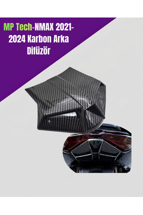 MP Tech -NMAX 2021-2024 Karbon Arka Difüzör