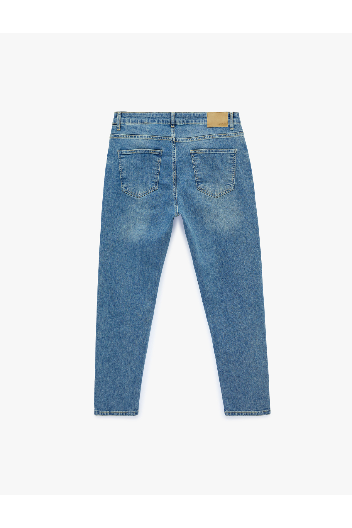Koton Regular Fit Normal Bel Cepli Tapered Jean Pantolon - Joe Jean görsel 6