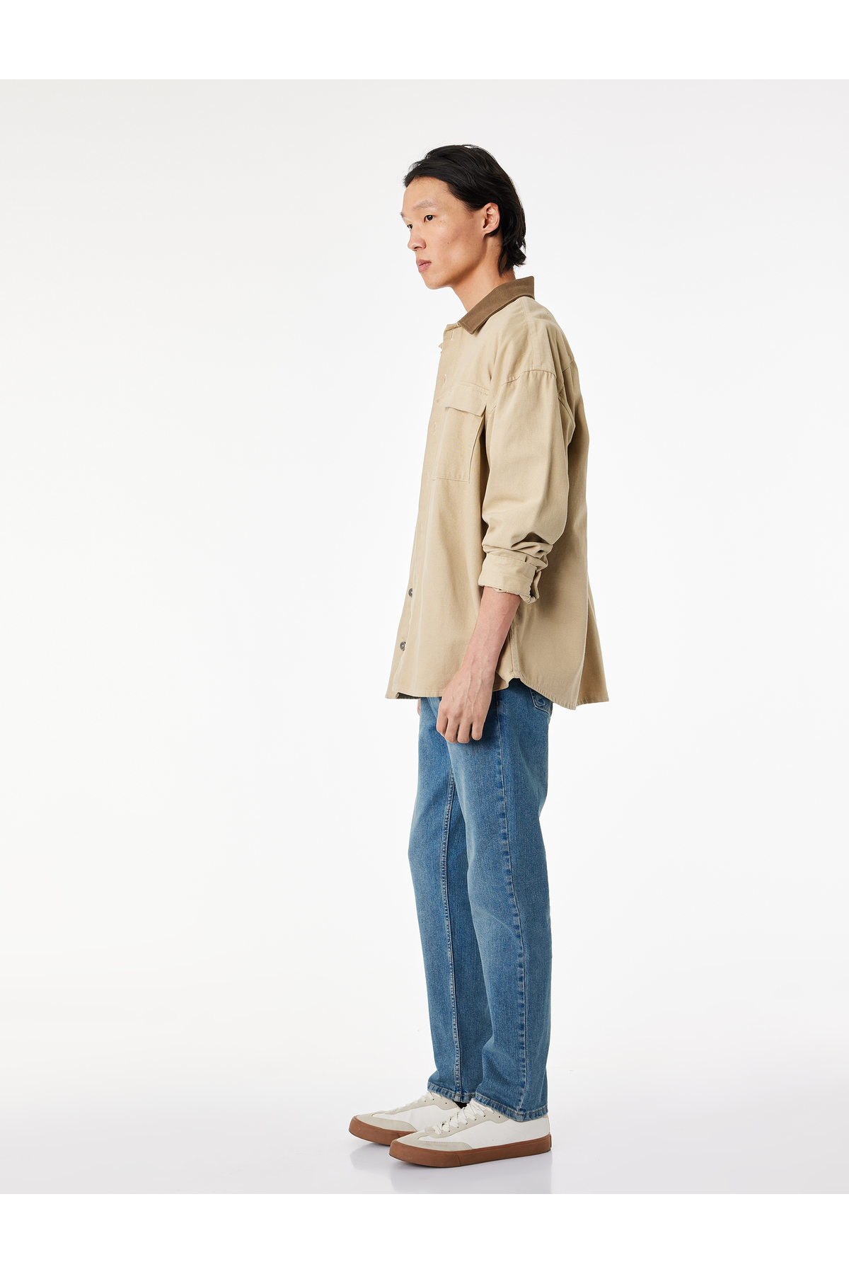 Koton Regular Fit Normal Bel Cepli Tapered Jean Pantolon - Joe Jean görsel 2