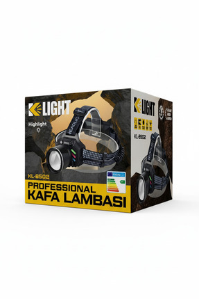 KLIGHT Profesyonel Şarj Edilebilir Kafa Lambası - Zoom Özellikli - Yüksek Par...