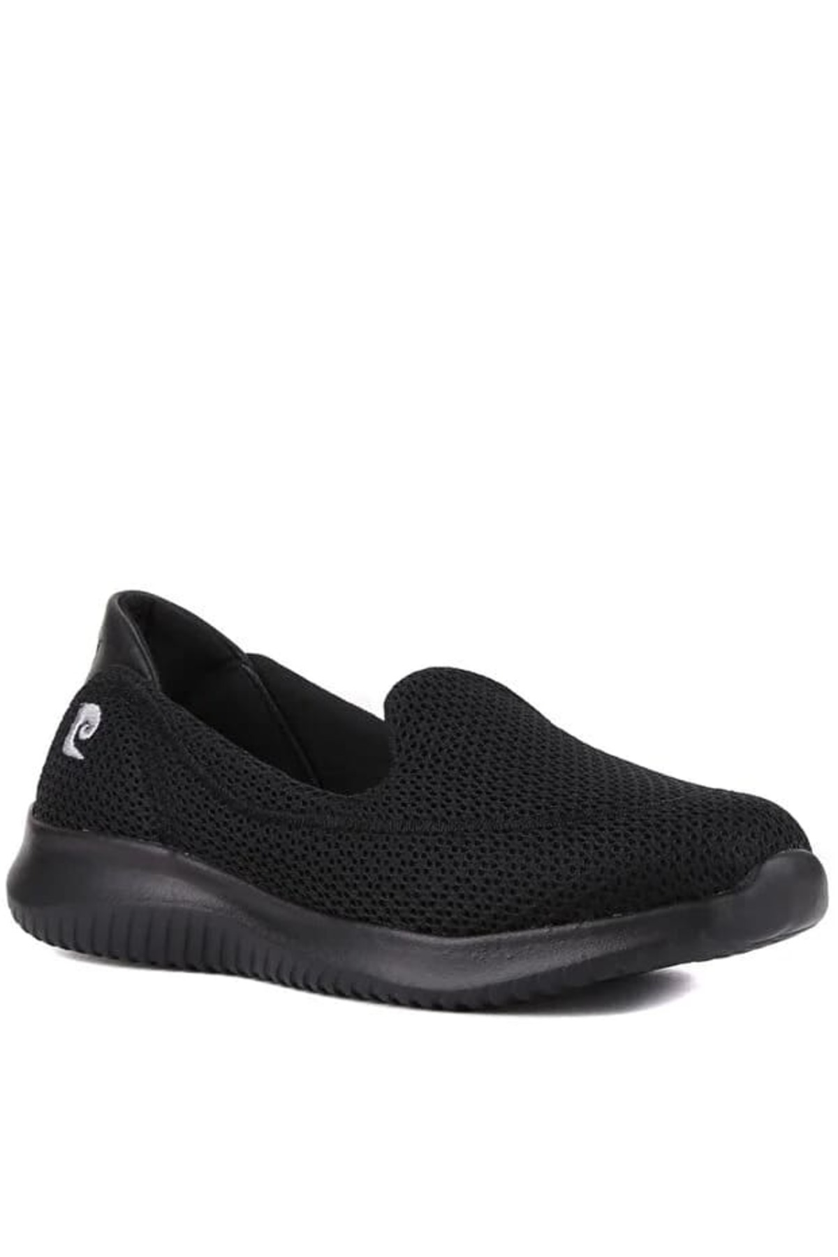 Pierre Cardin  ® | Siyah Kadın Sneaker Günlük Bağsız Spor Rahat Babet Ayakkabı - Görsel 6