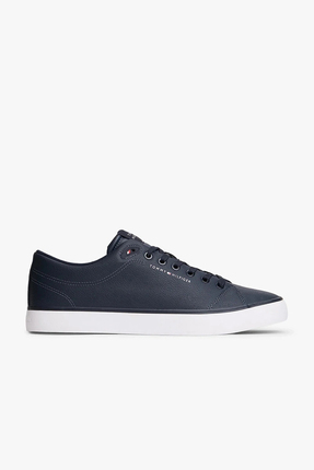 Tommy Hilfiger Erkek Bileksiz Vulkanize Sneaker - Lacivert
