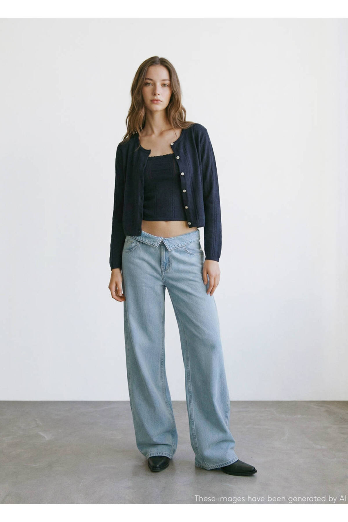 MANGO Teen  İşlemeli triko hırka - Görsel 2