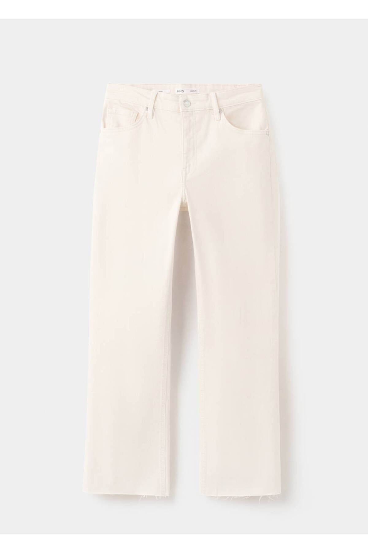 MANGO  Orta bel flared jean - Görsel 3