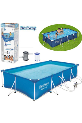 Bestway 56424 Steel Pro Prefabrik Havuz 400x211x81cm 220v Jtrd56424