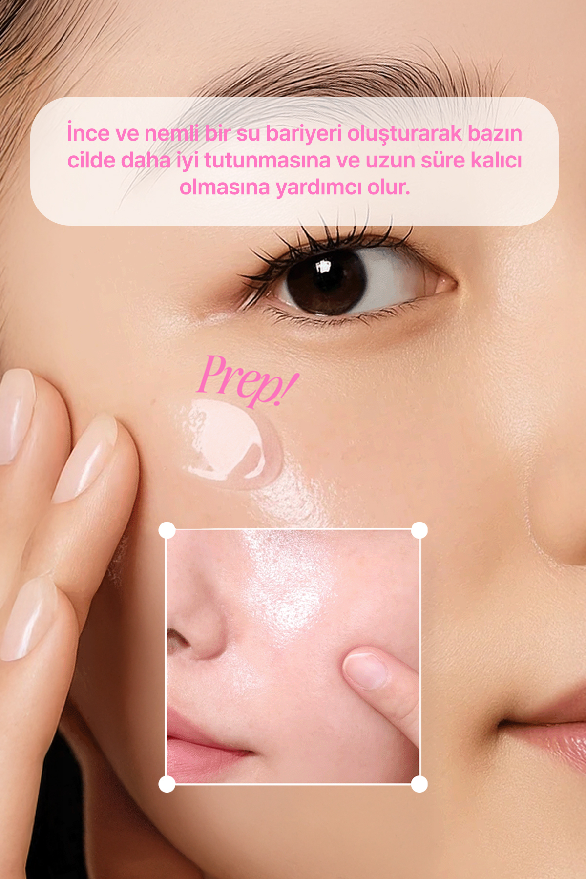 Skualane, Peptit İçeren Nem Serumu Dokulu Pürüzsüzleştirici Makyaj Bazı Glazing Prep Base — صورتی 9061 — تصویر 6 از 9