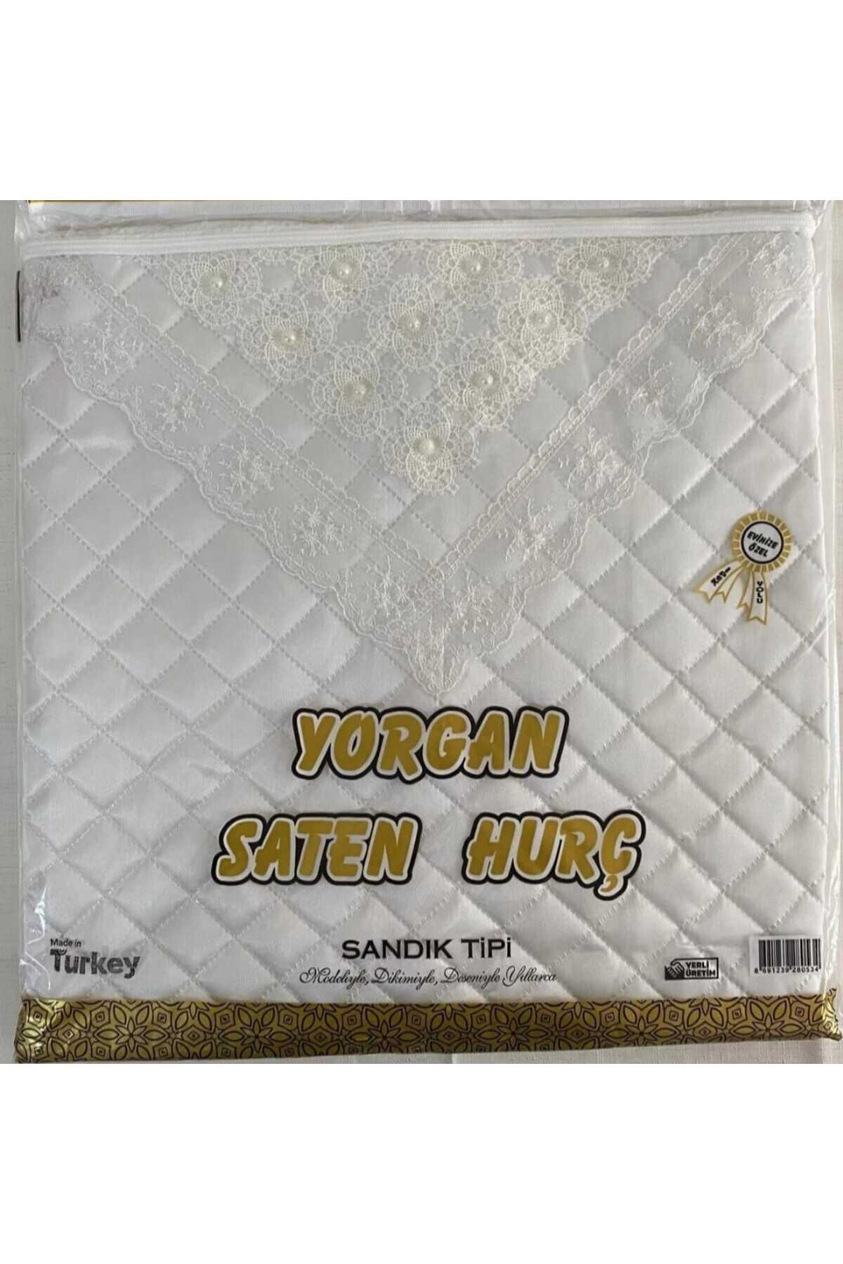 Dowry Goods Dowry Bundle Large Size Satin Hunch Pearl Satin Cream Quilt Hunch 100 X 50 X 50