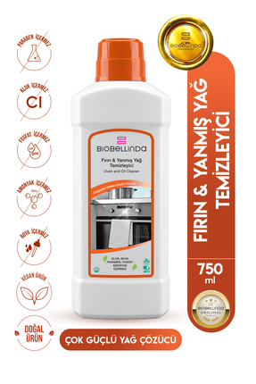 BioBellinda Doğal Fırın ve Yanmış Yağ Temizleyici Çıkmayan Kirlerde Kolay Çöz...