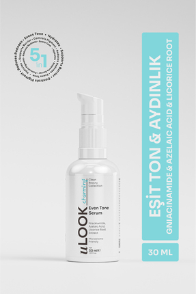 uLOOK Even Tone Serum 30 ml – Niasinamid & Azelaik Asit Cilt Tonu Dengeleyici...