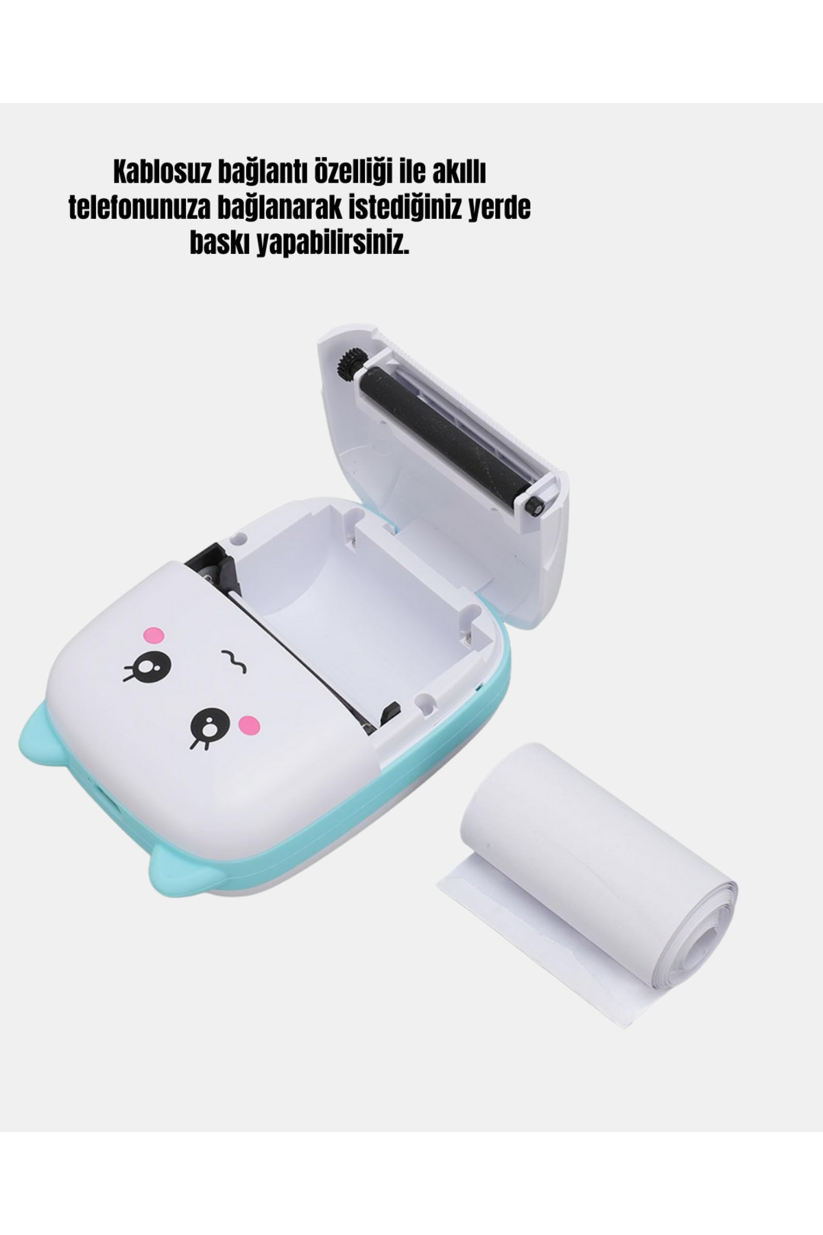 ZERO LAND HNRLISHP Mini Termal Yazıcı Kablosuz Taşınabilir Bluetooth Bağlantılı (195608) 200 DPI - Fiyatı, Yorumları