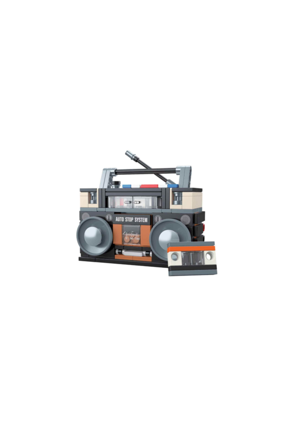 JOY SMART BLX JK8215 Retro 90'lar Radyo Teyp Yapım Seti - 6+ Yaş Eğitici Blok Oyuncak - 156 Parça fotoğrafı 3 (önizleme)