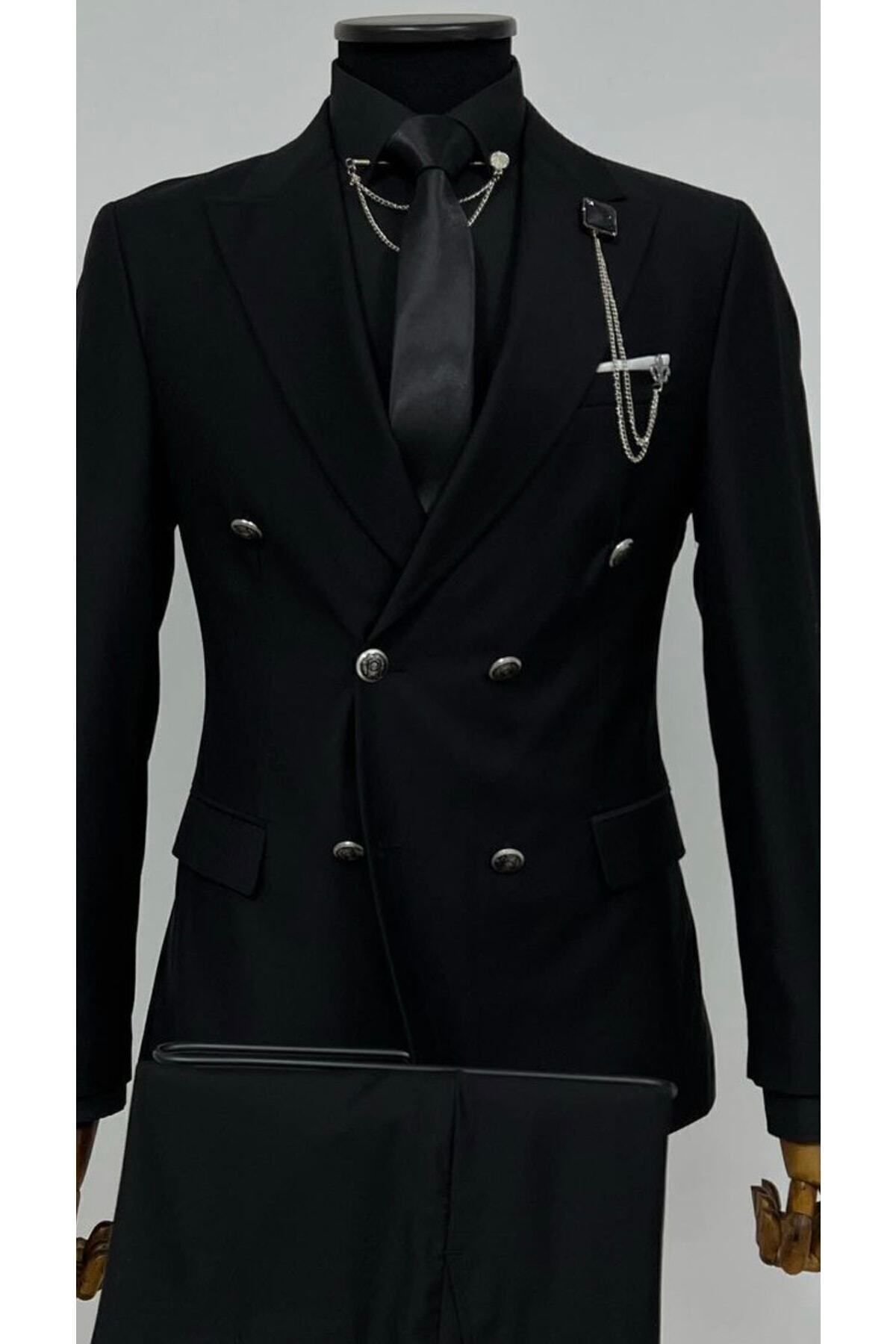 Terziayhan  Takım Elbise Kruvaze Slim Fit - Görsel 2