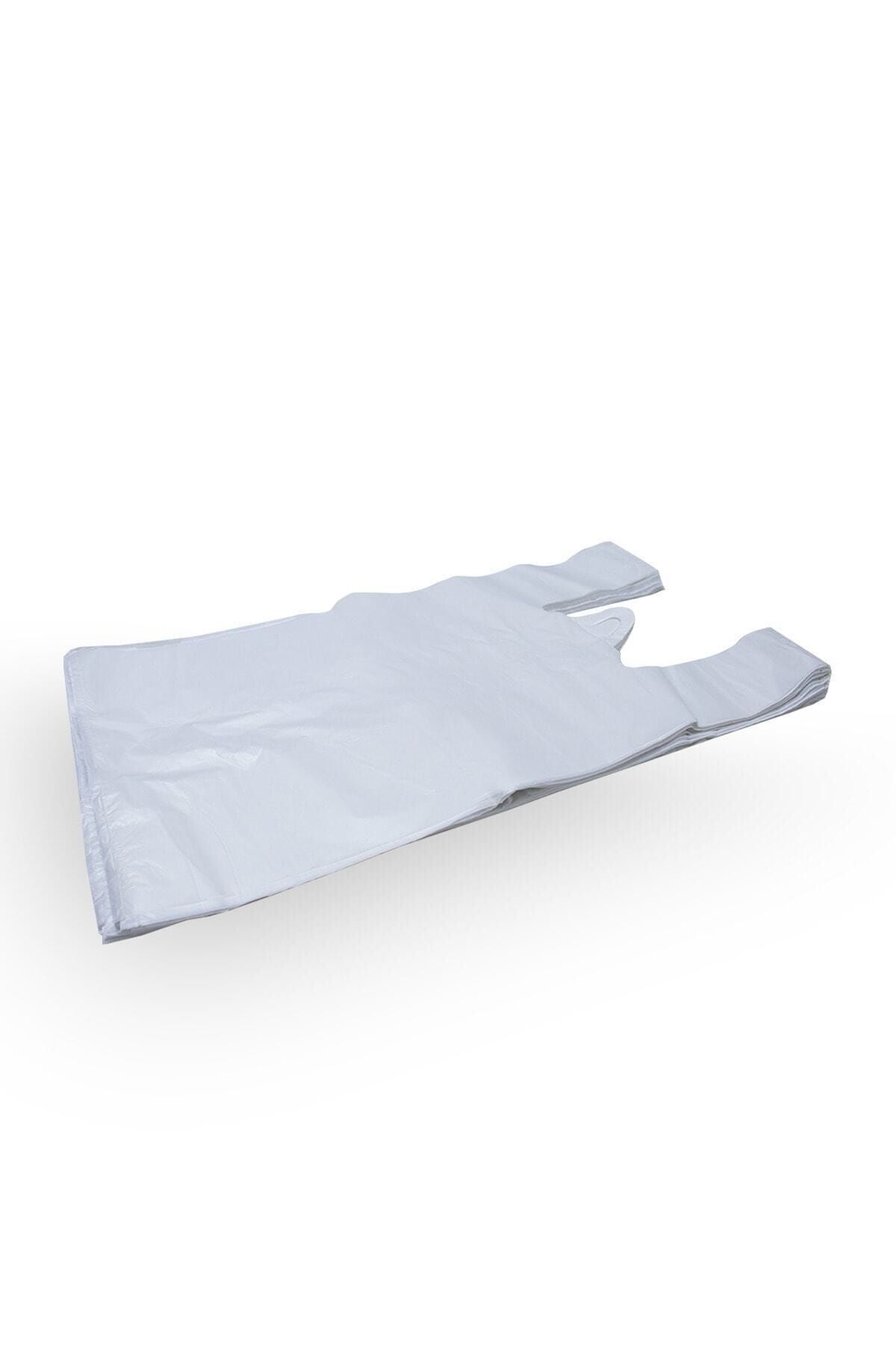 Birinci Sınıf Beyaz Market Pazar Taşıma Poşeti Büyük boy 30x45 Cm 1 Kg — Koksal Pack — Poşet