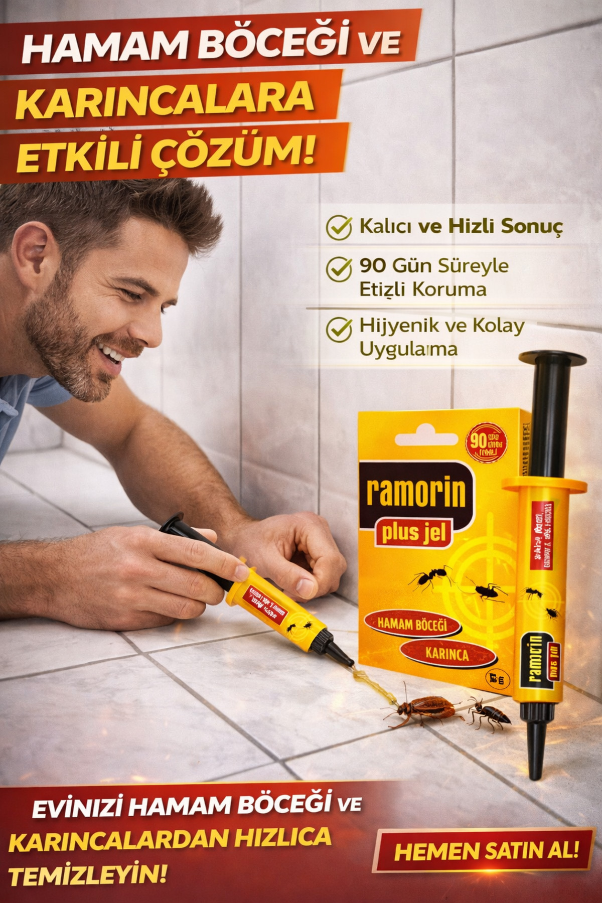 farmakoz Ramorin 5 Gr Hamam Böceği Ve Karınca jel - Fiyatı, Yorumları