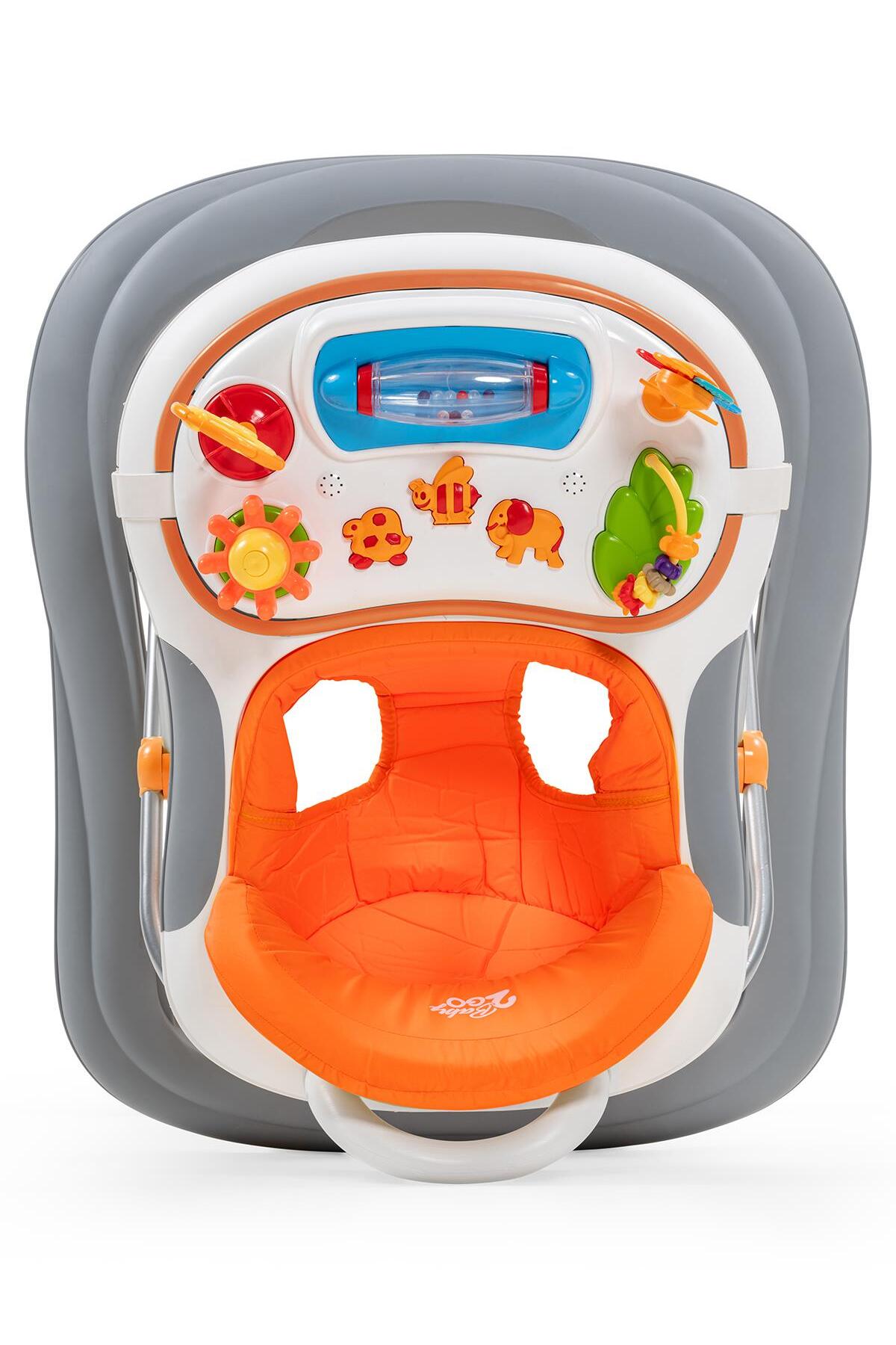 Baby2Go Toodle Lüks Yürüteç - Turuncu fotoğrafı 2 (önizleme)