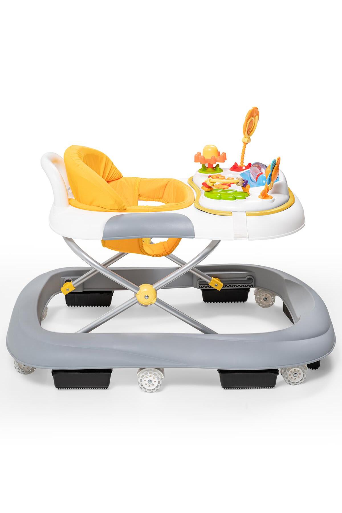 Baby2Go Toodle Lüks Yürüteç - Sarı fotoğrafı 3 (önizleme)