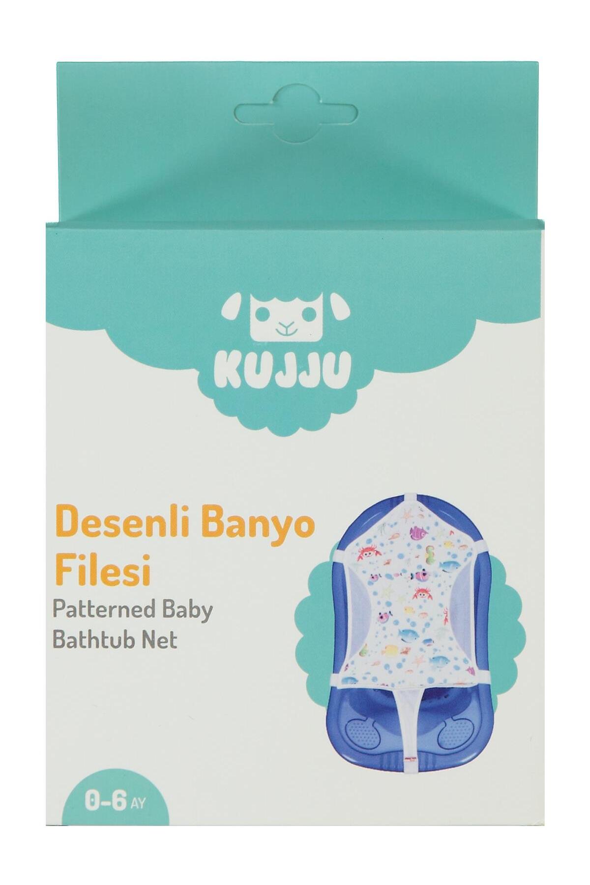 Kujju Bebek Havlu Banyo Filesi Beyaz fotoğrafı 2 (önizleme)