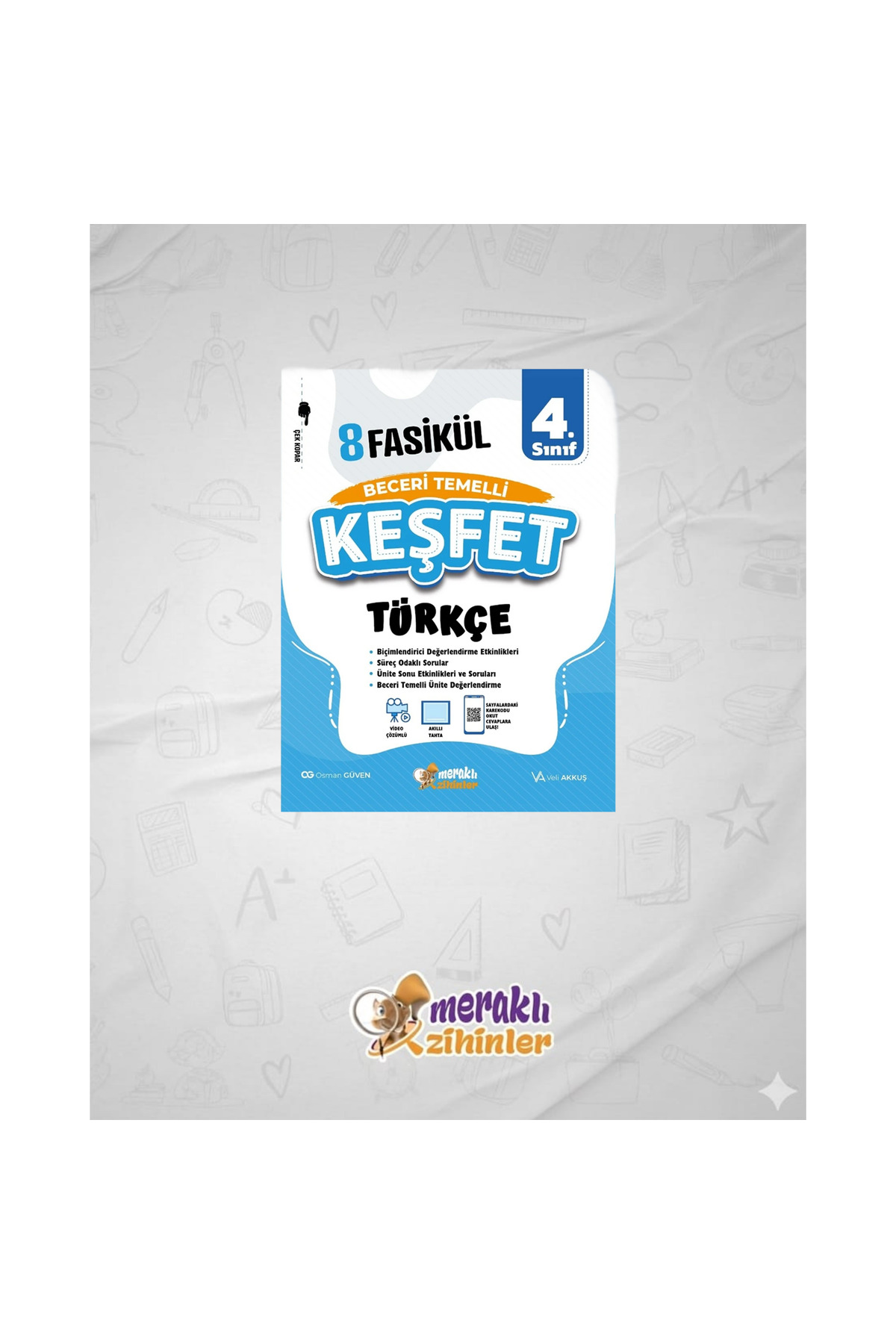 meraklı zihinler 4.SINIF BECERİ TEMELLİ TÜRKÇE 8 FASİKÜL(KEŞFET