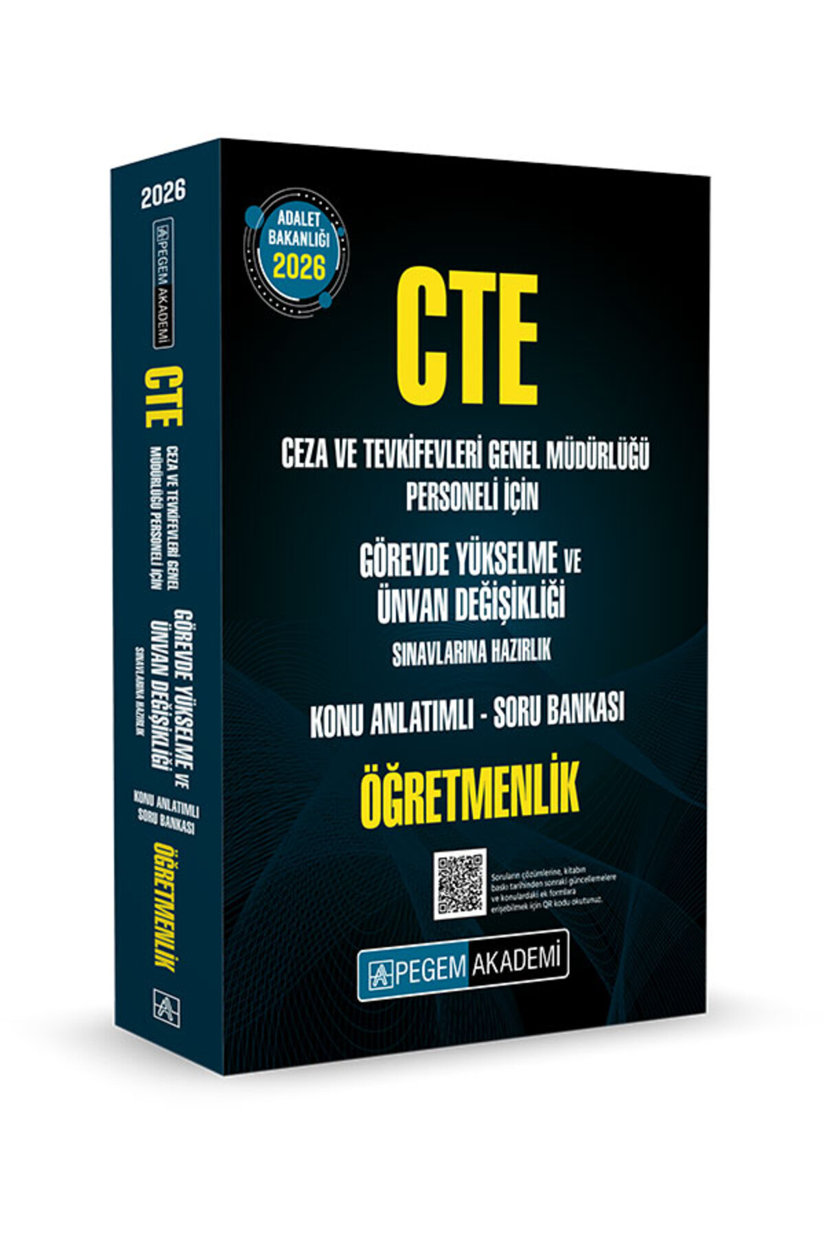 Pegem Akademi Yayıncılık 2025 GYS CTE Adalet Bakanlığı Ceza ve