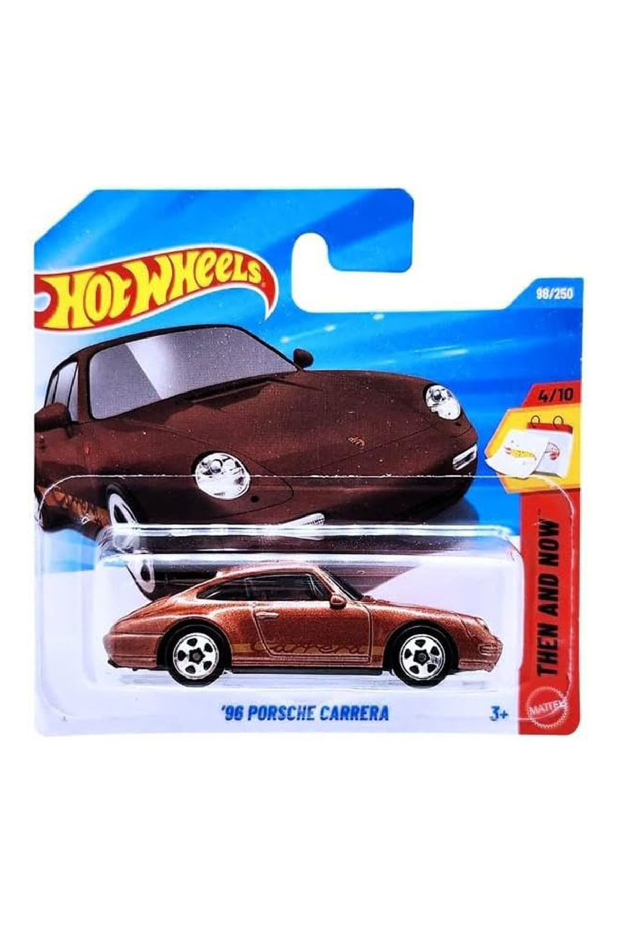 HOT WHEELS '96 Porsche Carrera 98/250 4/10 Then and Now 2026 Bronz