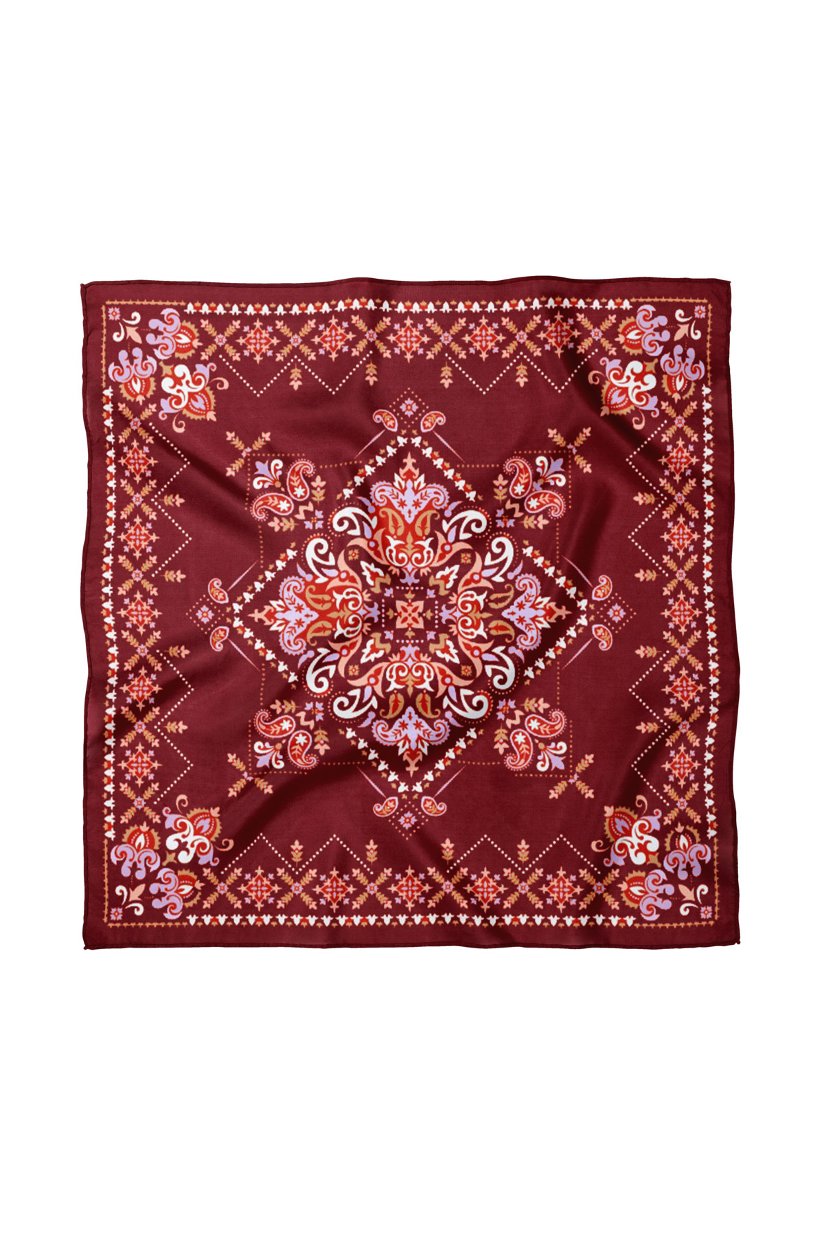Ethnic Patterned Scarf / Bandana 70x70cm