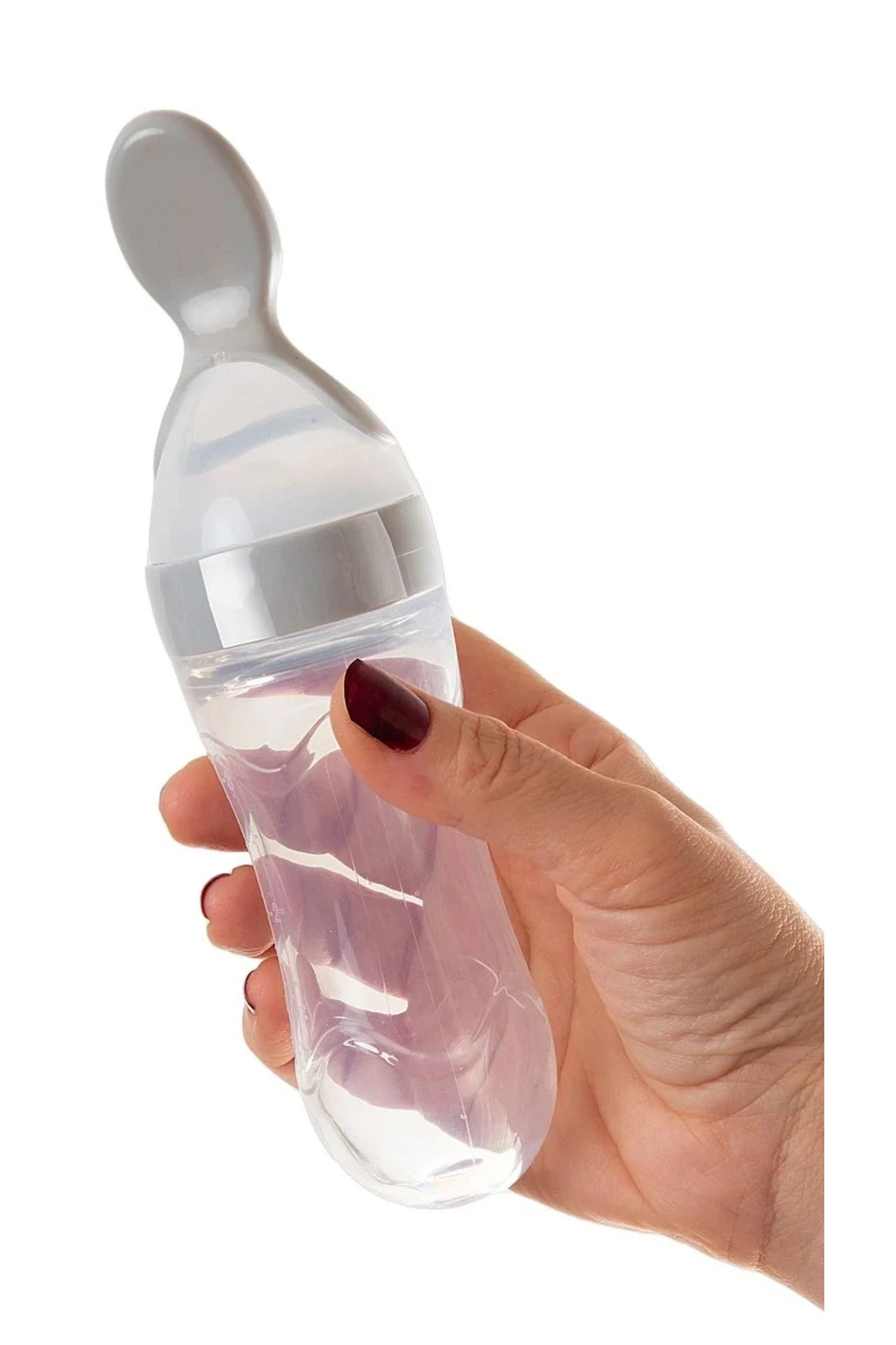 Babyjem Sıkmalı Kaşık Gri fotoğrafı 3 (önizleme)