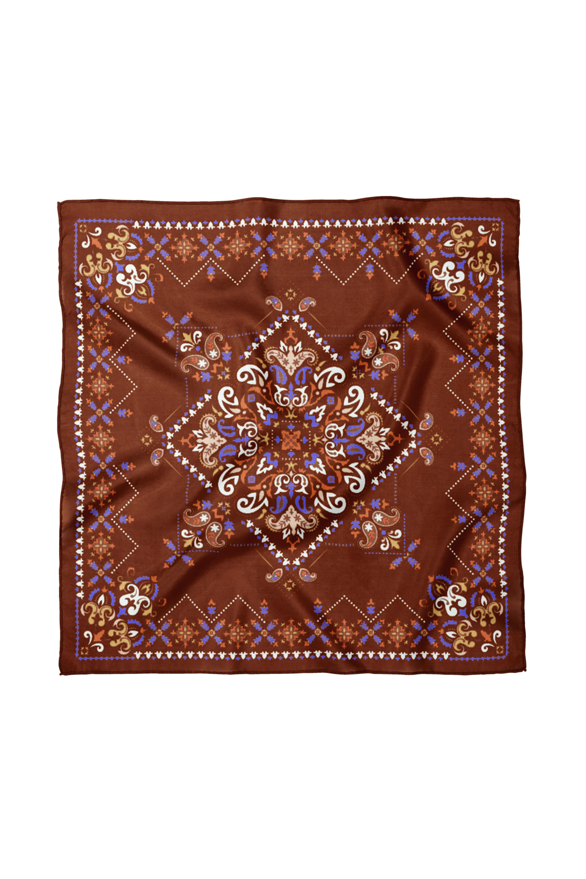 Ethnic Patterned Scarf / Bandana 70x70cm
