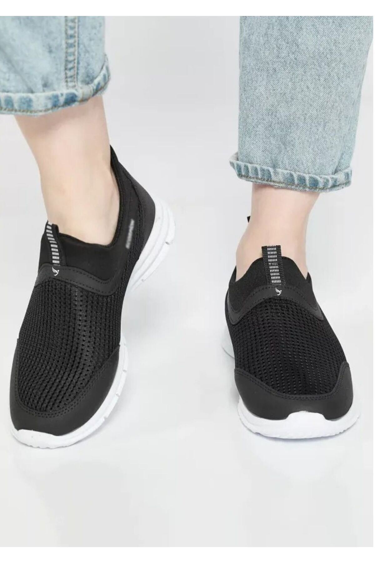 Liarca Kadın Erkek Unisex Ortopedik Bağcıksız Nefes Alabilen Hafif Yürüyüş Sneaker Spor Ayakkabı 36 37 38 görsel 2