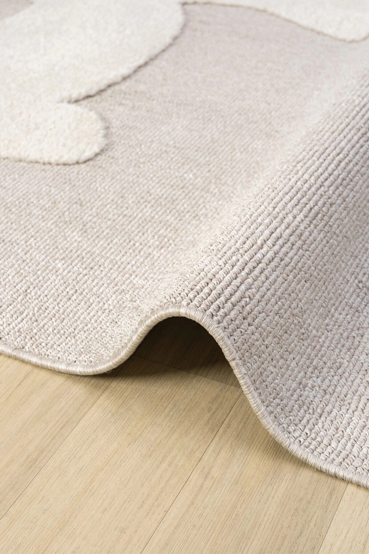 Eliz Home Bej Krem Yumuşak Bukleli Dokuma Halı Bebek Odası Çocuk Odası Genç Odası Halısı 18 fotoğrafı 6 (önizleme)