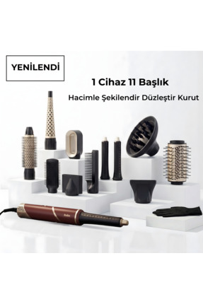 ROBX 11 in1 Multi Styler Sıcak Soğuk Hava Üflemeli Saç Şekillendirme Kurutma ...