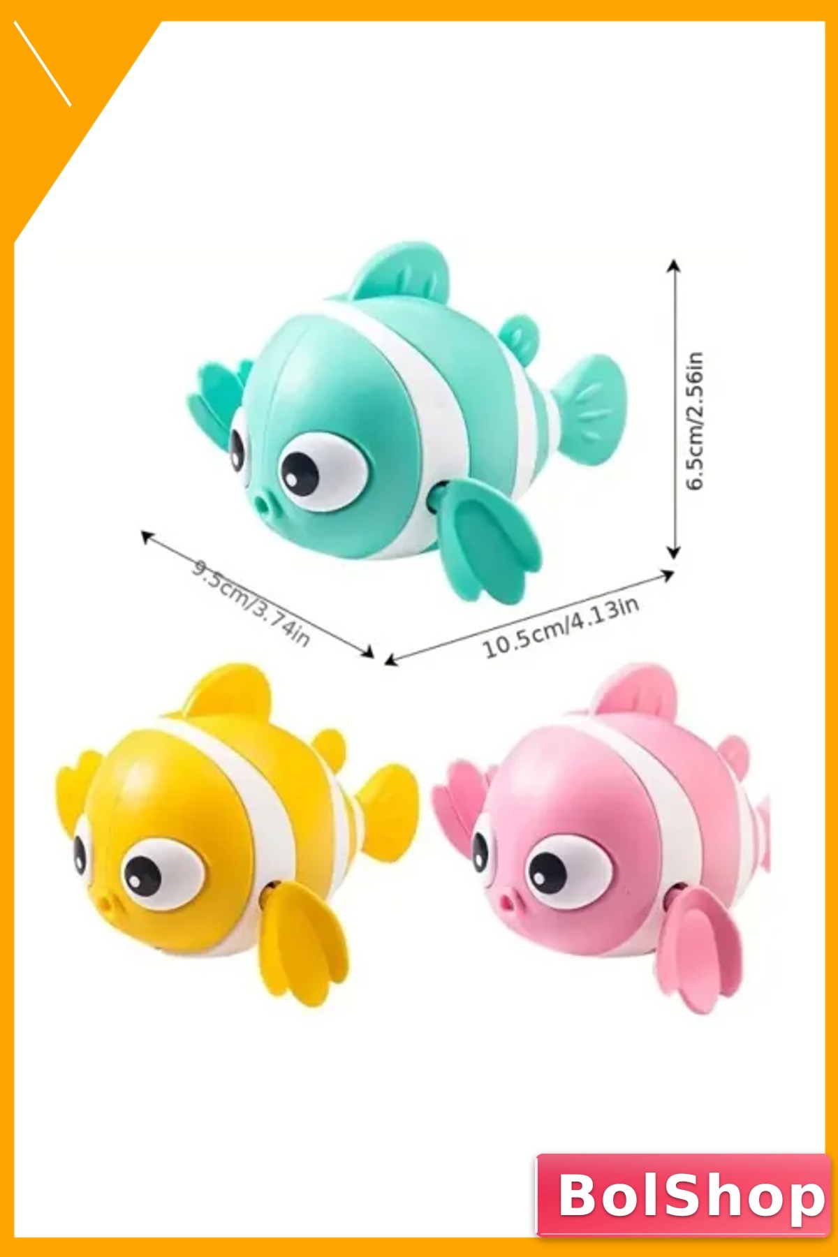 BolShop Suyla Canlanan Yüzen Banyo Oyuncak Balığı fotoğrafı 3 (önizleme)