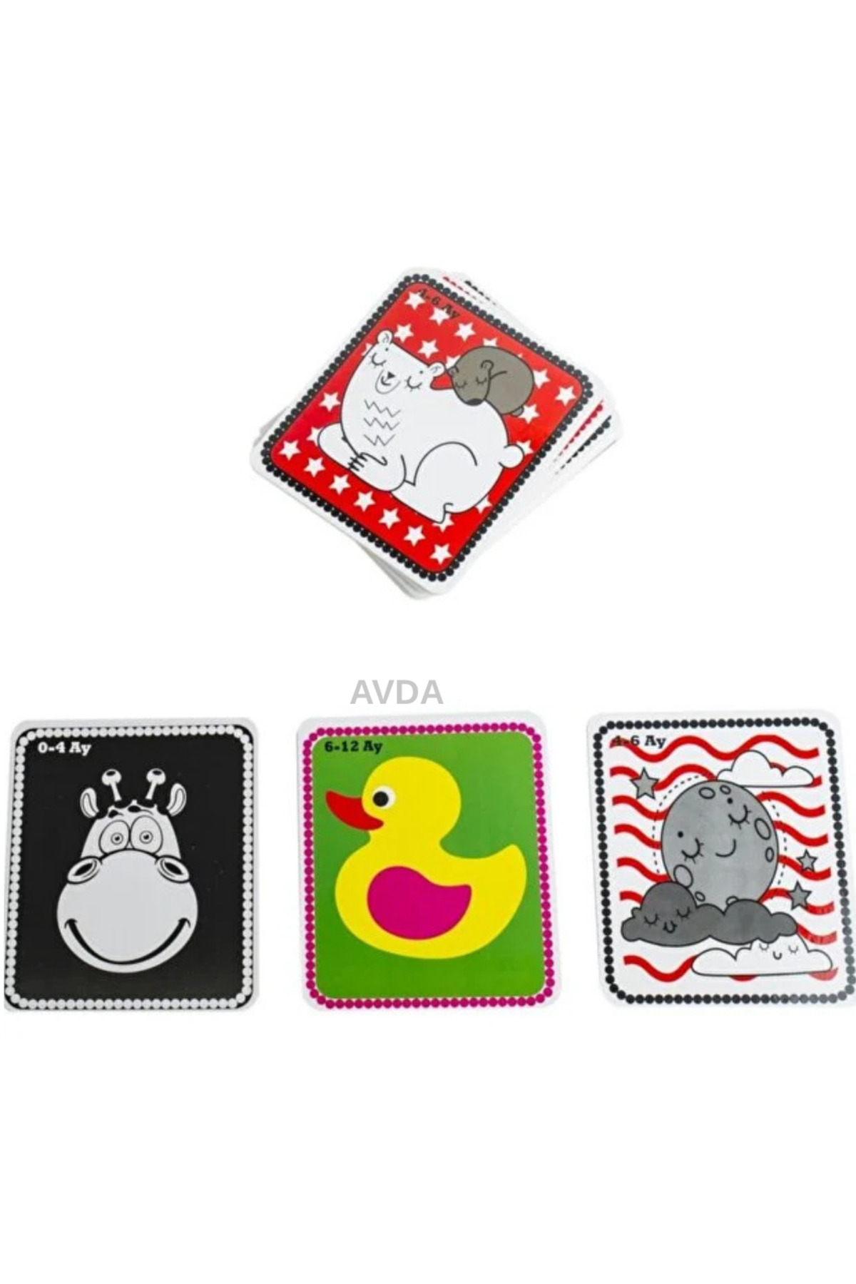 AVDA Bebeğimin Ilk Zeka Kartları Flash Cards Eğitici Kartlar fotoğrafı 3 (önizleme)