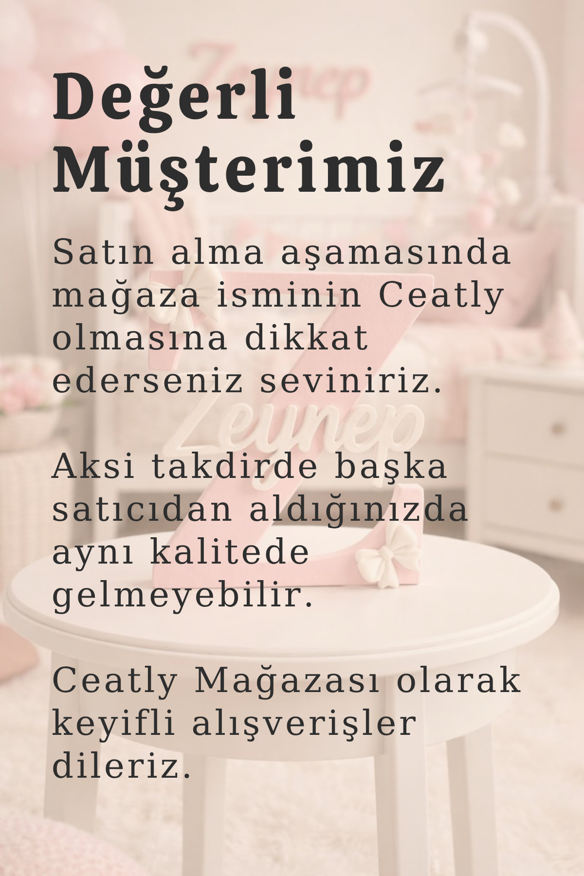 Genel Markalar 20 cm Kişiye Özel Plastik İsimli Dekoratif Harf | Bebek ve Çocuk Odası İsim Süsü fotoğrafı 2 (önizleme)