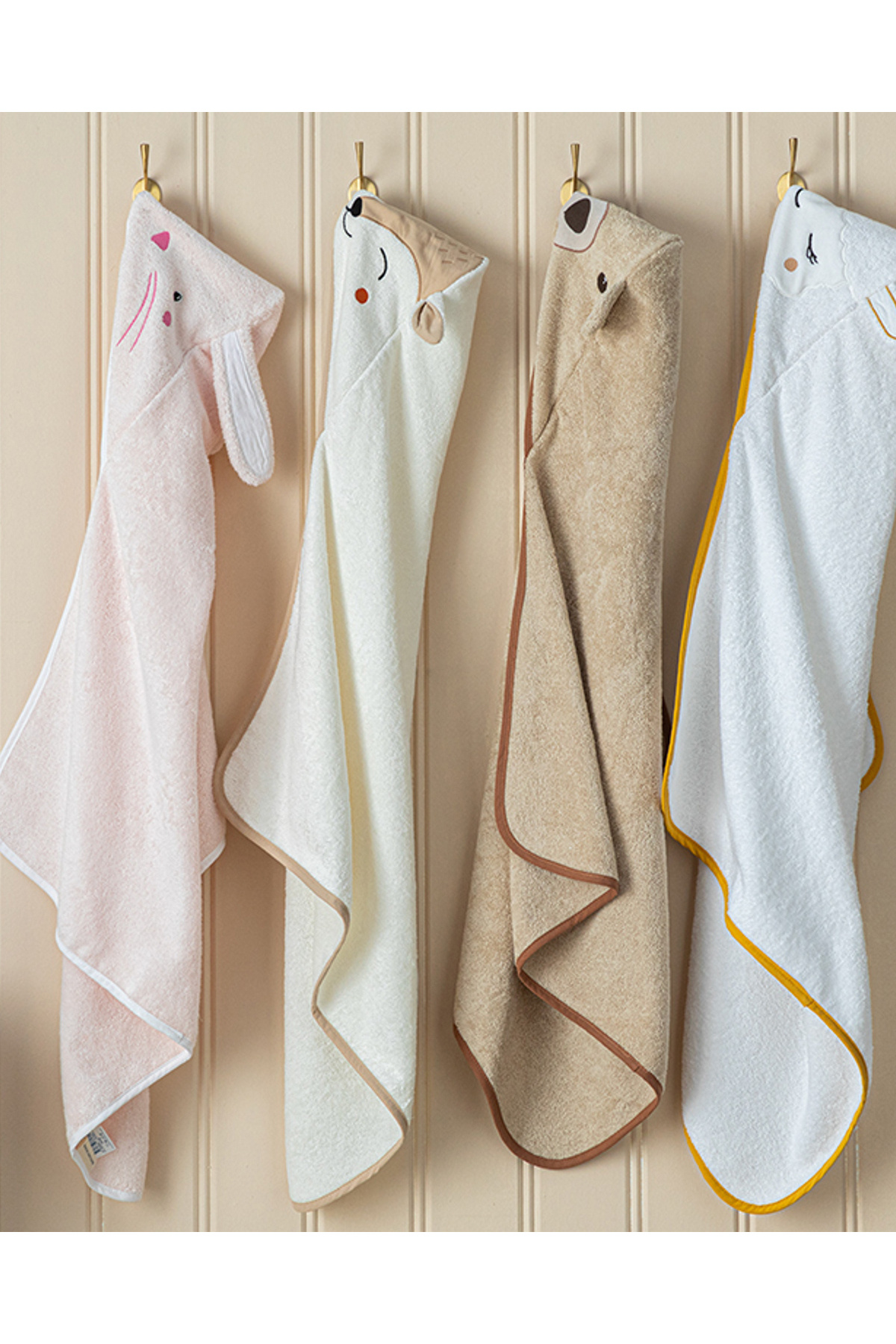 English Home Bear Pamuk Bebe Havlu Kahve fotoğrafı 4 (önizleme)