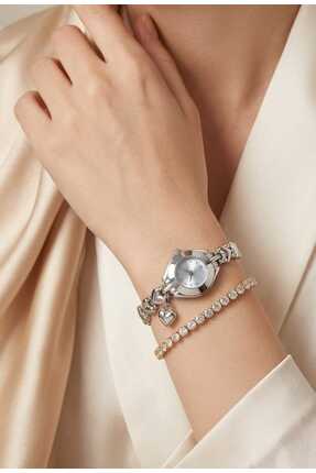 Evaa Jewelry Accessories Pinterest Model Kalp Charm Vintage Saat - Taşlı Bile...