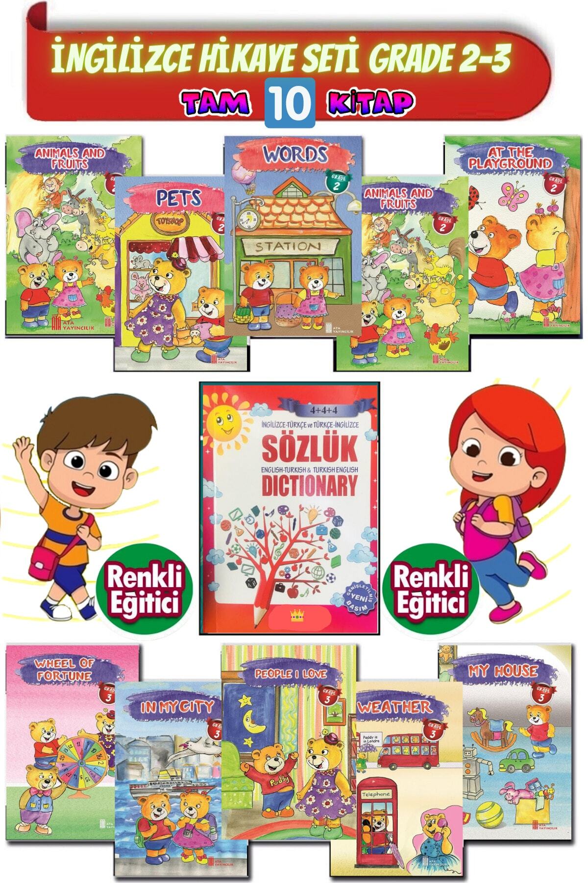 Ata Yayıncılık Ingilizce Grade 2-3 Hikaye Seti( 10 Süper Kitap) fotoğrafı 2 (önizleme)