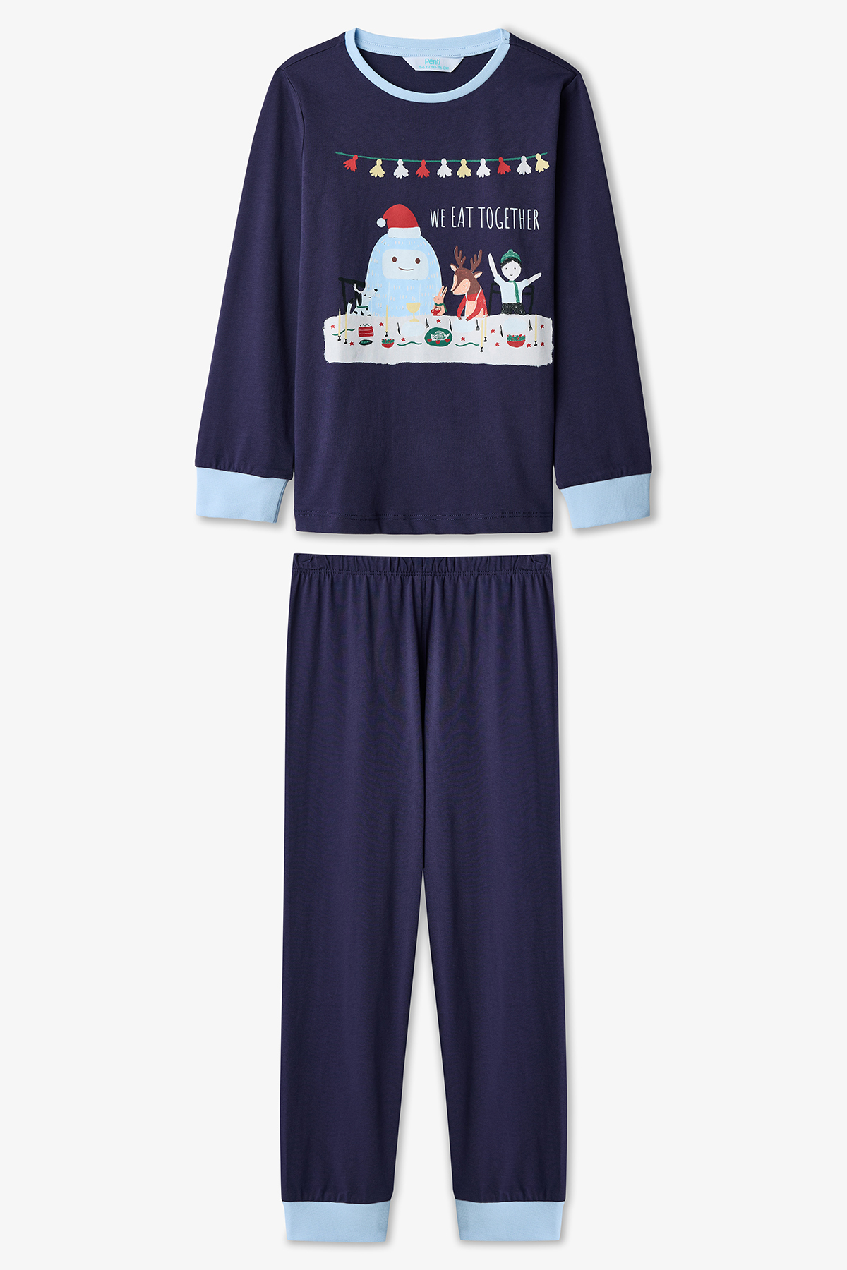 Penti Erkek ÇocukTogether Ekoseli Uzun Kollu Pamuklu 2li Pijama Takımı fotoğrafı 5 (önizleme)