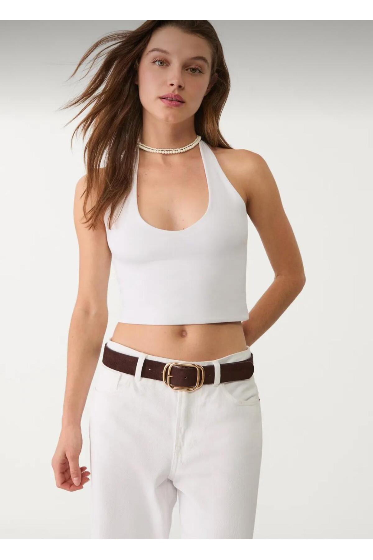 Mynoa SÜET/Çift Tokalı Kadın Kemeri Ceket Kemeri,Pantalon Kemeri Elbise Kemeri. görsel 2
