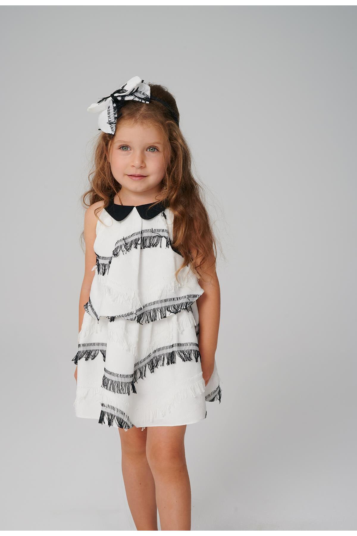 Lia Lea BG Store Kız Bebek Beyaz Elbise