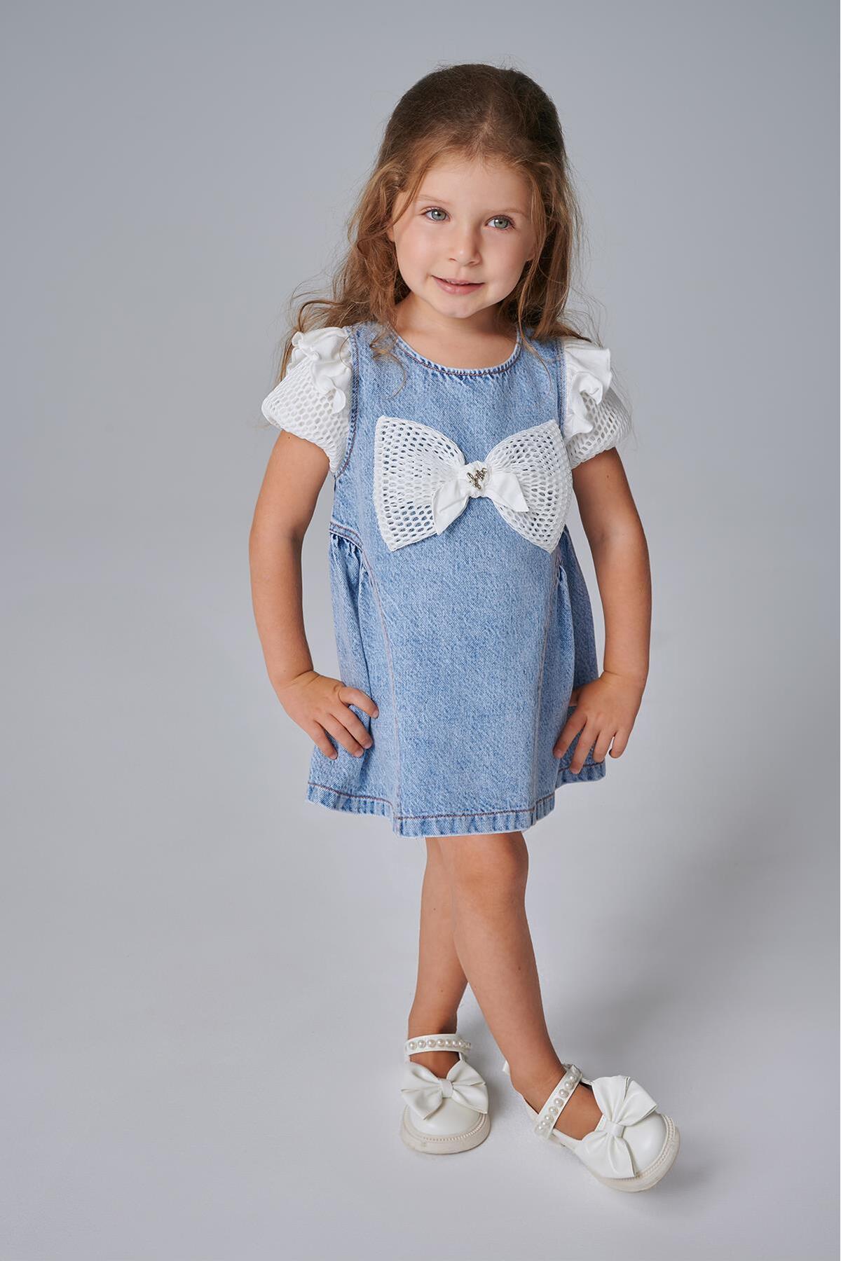 Lia Lea BG Store Kız Bebek Lacivert Elbise