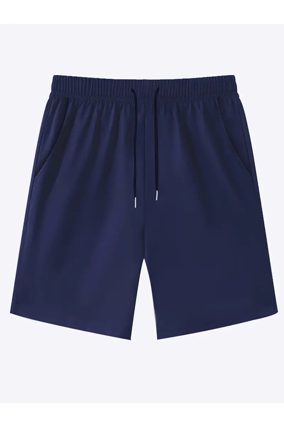 SURMARİ  3'lü Set Rahat Kalıp Unisex Penye Spor Şort - Görsel 7