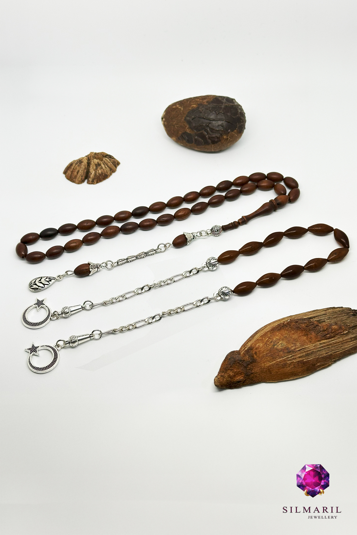 Orijinal Antibakteriyel Kuka Meyvesi Çekirdeğinden Üretilen Kuka Tespih Ve Zaza Seti