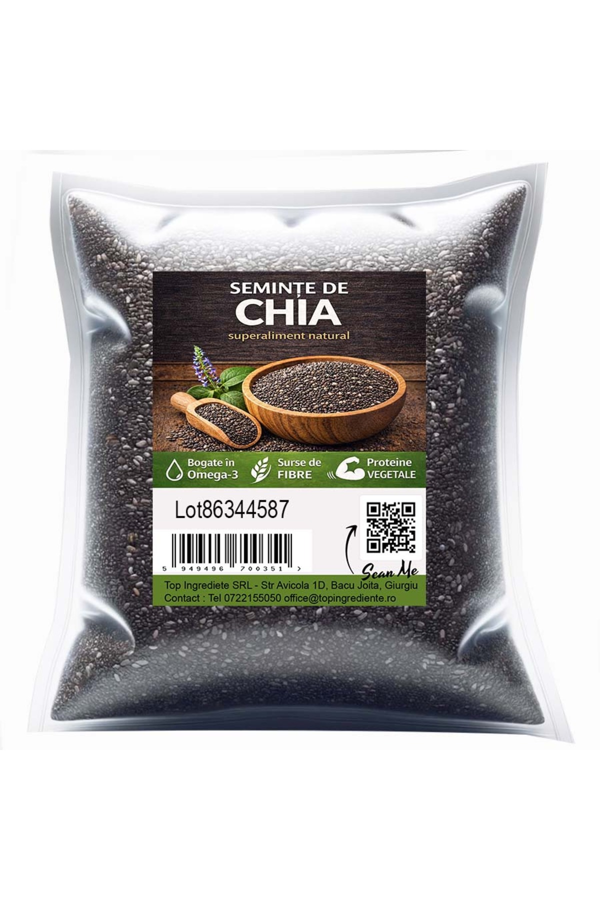 Top Ingrediente Seminte Chia - 500g