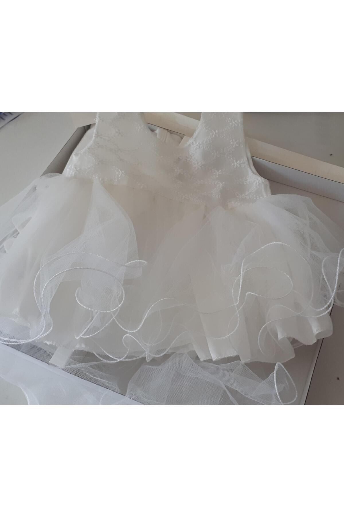 biyan collection Kız Bebek Mevlüt Takımı Gelinlik Abiye Elbise Bebek Doğum Baby Shower Hediyesi fotoğrafı 6 (önizleme)