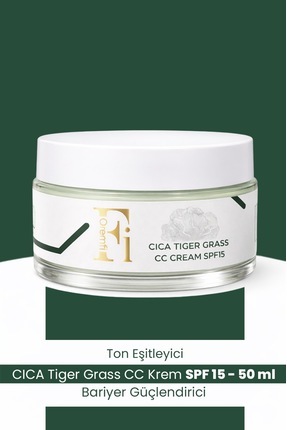 Qremfi Ton Eşitleyici Bariyer Güçlendirici Tiger Grass 15 Spf Cica CC Krem 30 ml