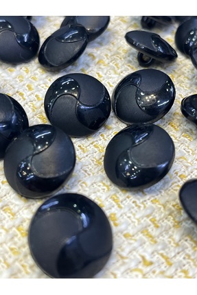 ODDA TASARIM ATÖLYESİ 50 AD 18 MM SIYAH TOP YELEK BLUZ DUGME