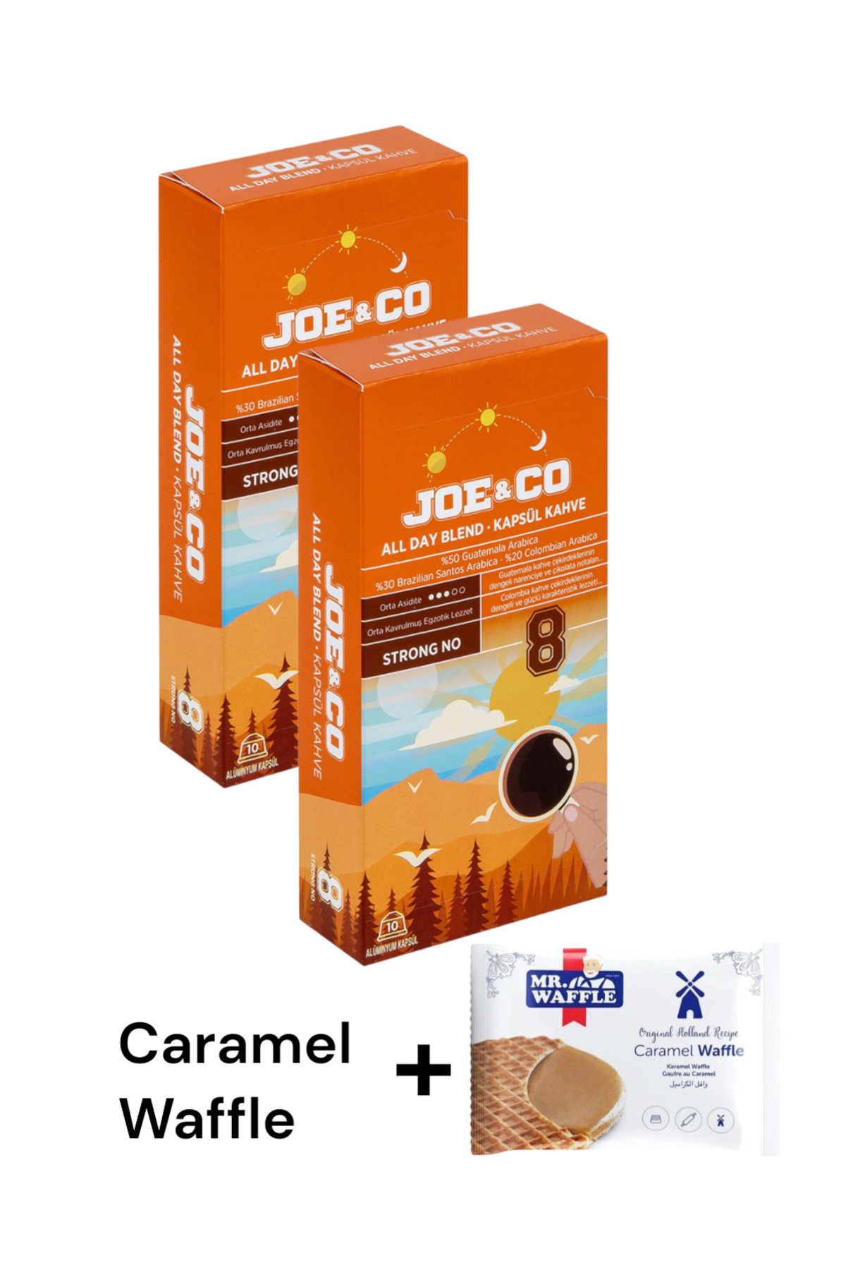 KMS HOME Joe & Co All Dağhan Blend Kapsül Kahve 10'lu 55 Gr x 2