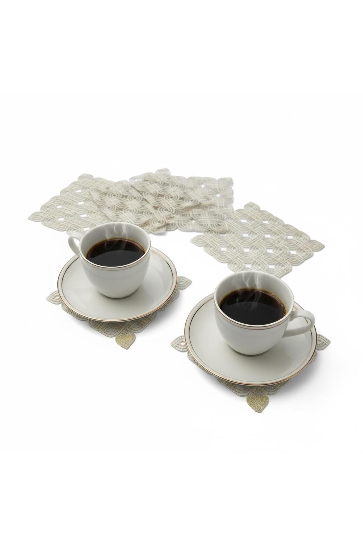 Serving Napkin Assorted Product 6 Pieces Serving Napkin Coffee Side Serving Coaster